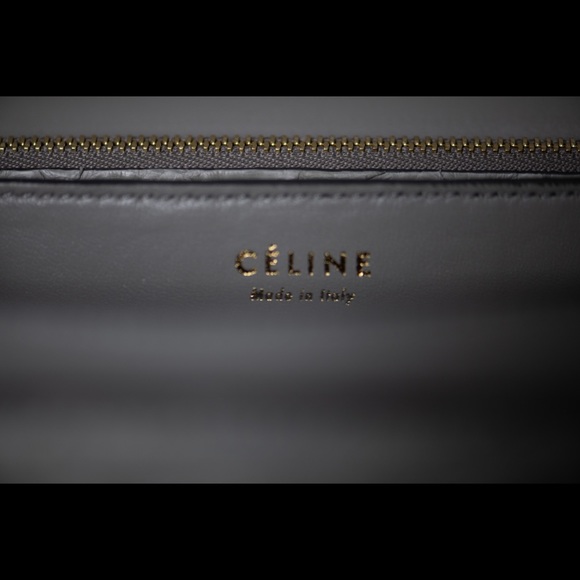 Celine Medium Box Bag - Grey Python Leather - Picture 8 of 9